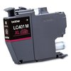 Brother High-Yield Ink, 500 Page-Yield, Magenta LC401XLMS